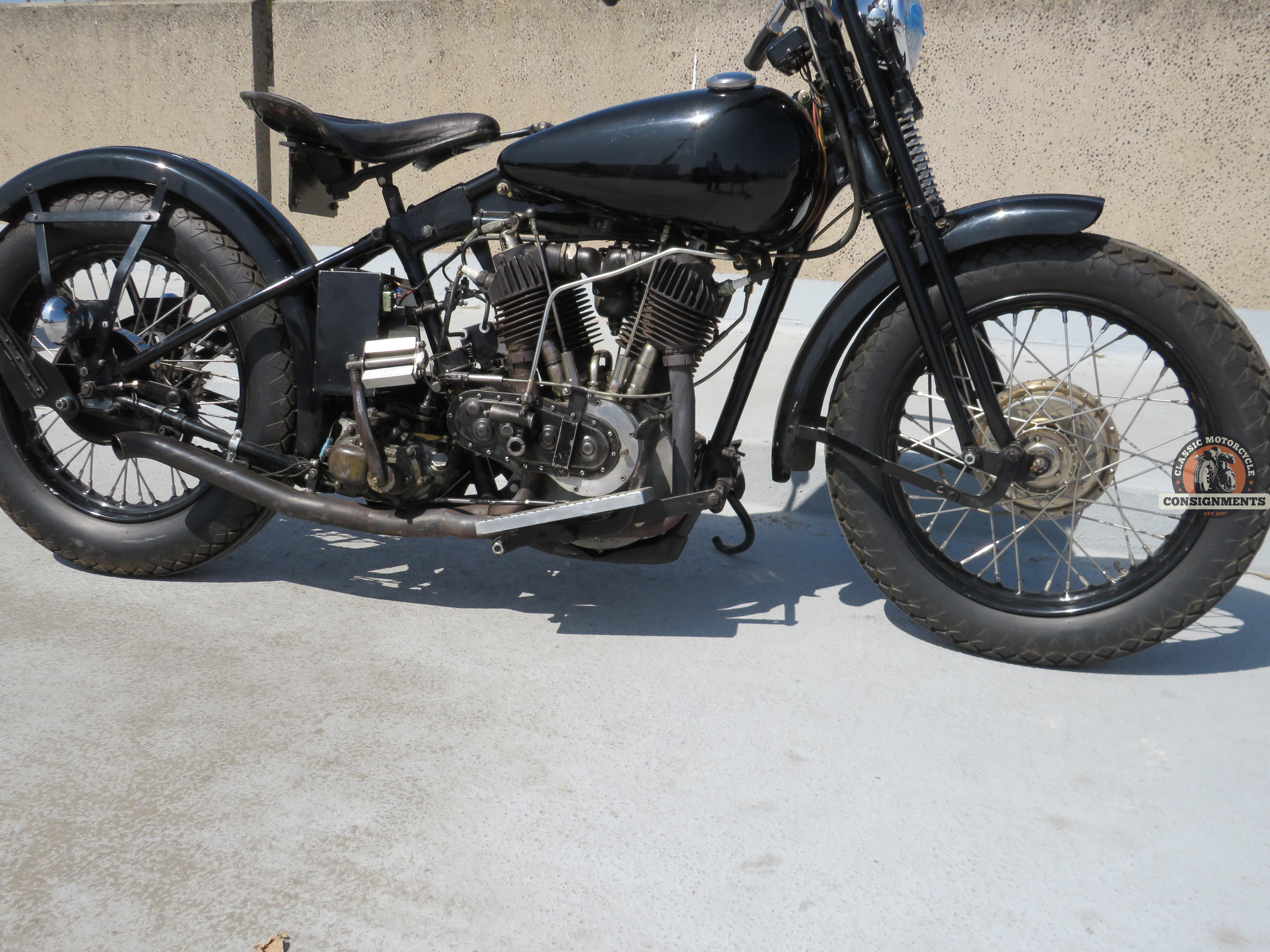 1927 HARLEY DAVIDSON JD BOBBER 74 ci 1207 cc 18 hp Classic Motorcycle Consignments