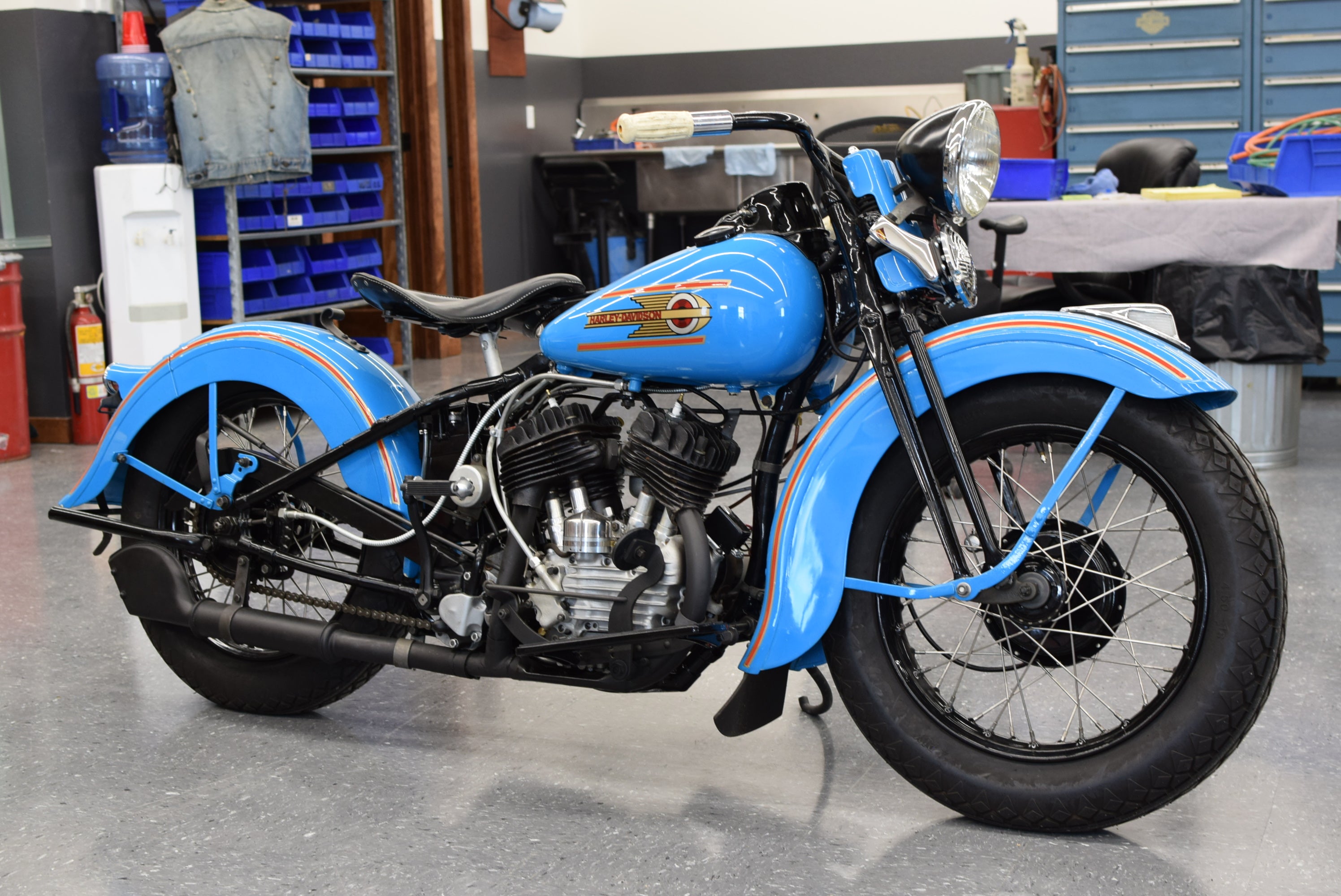 Sold - 1937 Harley Davidson WLD Sport 45