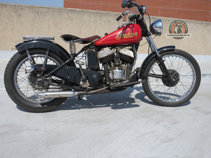 Offered on the range of $27,500 to $31,250 with a Buy Now of $35,000                    1939 INDIAN SPORT SCOUT BOBBER   45 Inch / 750 cc