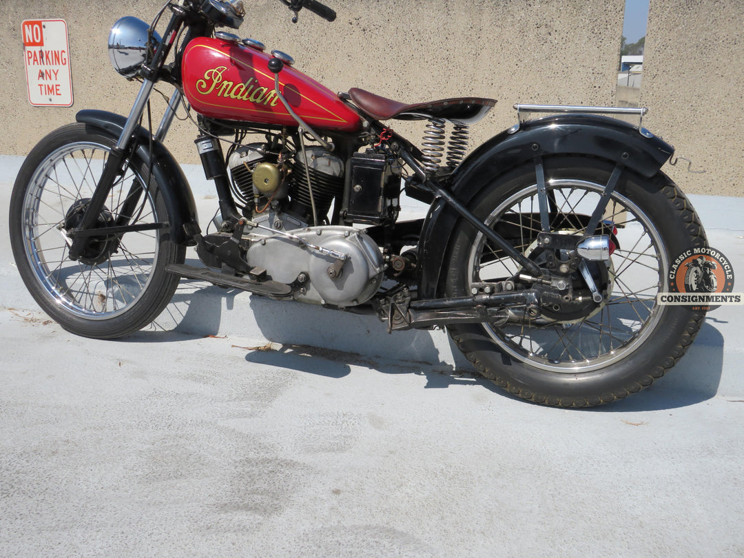 Offered on the range of $27,500 to $31,250 with a Buy Now of $35,000                    1939 INDIAN SPORT SCOUT BOBBER   45 Inch / 750 cc