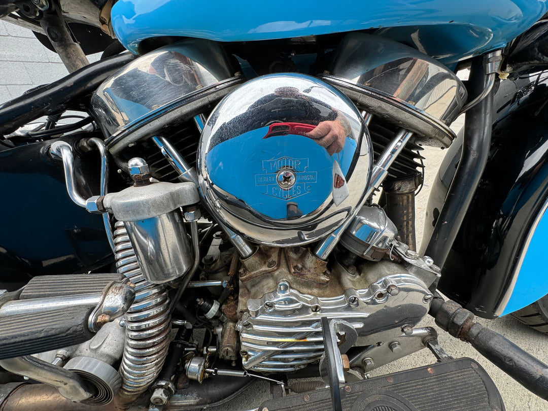 1949 Harley Davidson EL Panhead with Sidecar